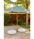 Casa Volantes Parasol Ø300cm Khaki Groen, Verzenden, Nieuw, 2 tot 3 meter, Waterdicht