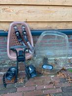 Yepp Mini Fietsstoeltje Voor - Bruin, Ophalen, Gebruikt, Voorzitje, Voetsteuntjes