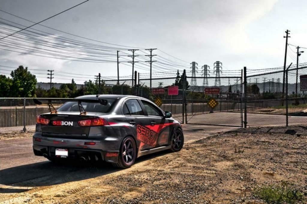 Seibon Carbon motorkap spoiler lip skirt Evo Evolution 10 X, Ophalen of Verzenden