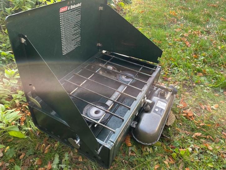 benzinebrander,coleman, Caravans en Kamperen, Kampeeraccessoires, Gebruikt, Ophalen