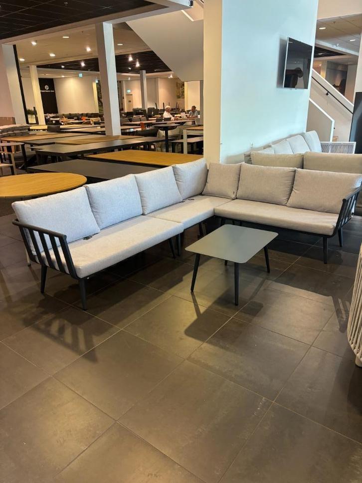 De Laan Paca hoek loungeset 4-delig links NIEUW!, Tuin en Terras, Tuinsets en Loungesets, Zo goed als nieuw, Loungeset, Aluminium