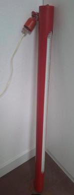 Rode vintage Tubelight., Huis en Inrichting, Lampen | Hanglampen, Ophalen of Verzenden, Zo goed als nieuw, Minder dan 50 cm