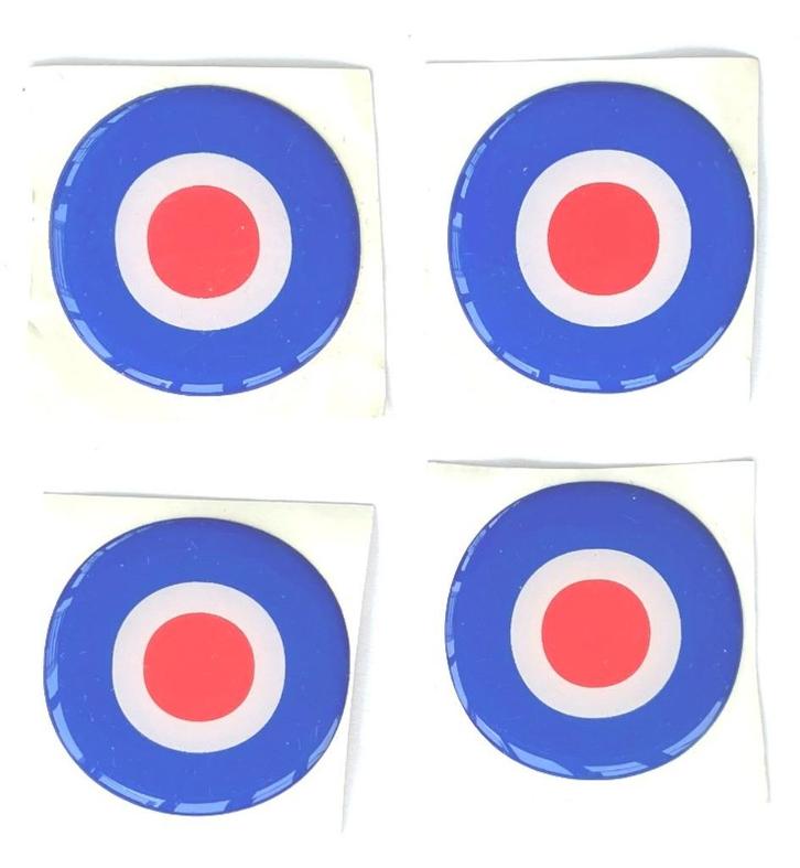 Target / RAF sticker set Classic Mini., Auto diversen, Wieldoppen, Nieuw, Ophalen