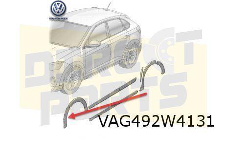 Volkswagen Taigo (2/22-) wielkuiplijst Links op voorbumper (, Auto-onderdelen, Carrosserie en Plaatwerk, Spatbord, Volkswagen