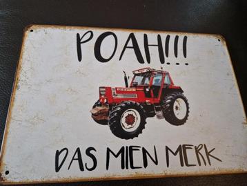 Poah Fiatagri 130-90 Wandbord - Nieuw! beschikbaar voor biedingen