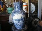 Rhein blauwe vaas gemerkt, Antiek en Kunst, Ophalen of Verzenden