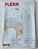 FLEXA classic hoogslaper/ rechte ladder/ veiligheidsrek, Ophalen, Eenpersoons, Zo goed als nieuw, 90 cm