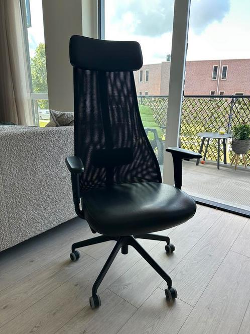 IKEA Jarvfjallet bureaustoel zwart, Huis en Inrichting, Bureaustoelen, Zo goed als nieuw, Zwart, Ophalen
