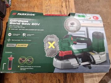 Parkside 20v accu-bandzaag / metaalzaag nieuw beschikbaar voor biedingen