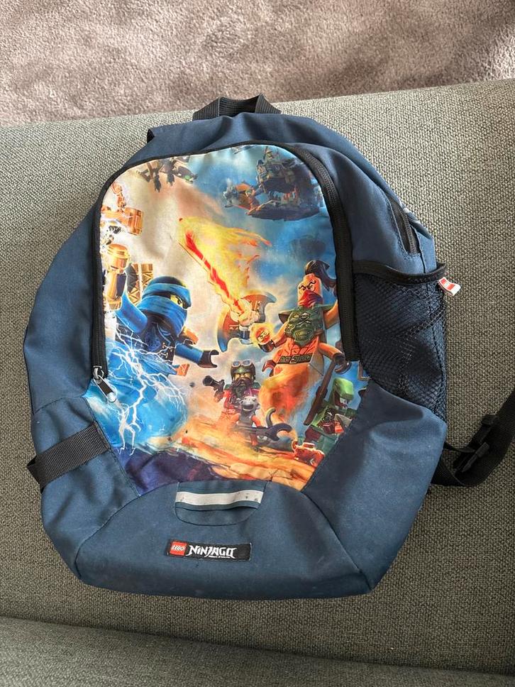 Leuke Lego Ninjago Rugzak - Rits hoofdvak kapot, Sieraden, Tassen en Uiterlijk, Tassen | Rugtassen, Gebruikt, Overige merken, 25 tot 40 cm