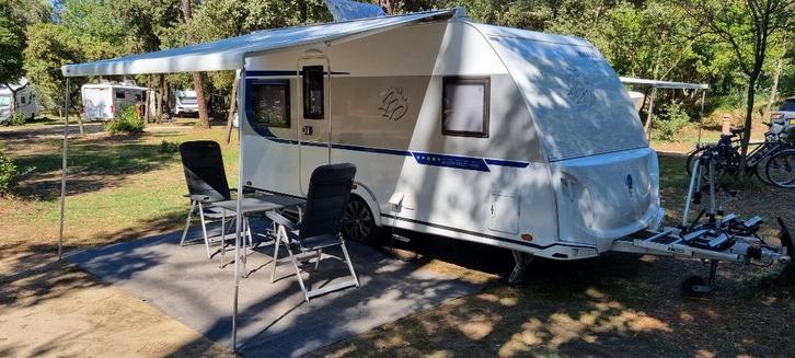 Knaus Caravan Sport 450 FU Silver Selection incl stalling, Caravans en Kamperen, Caravans, Particulier, tot en met 4, 1000 - 1250 kg