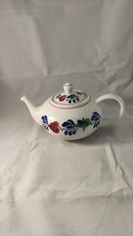 Boerenbont theepot Boch Belgium, Overige typen, Ophalen of Verzenden, Zo goed als nieuw, Aardewerk