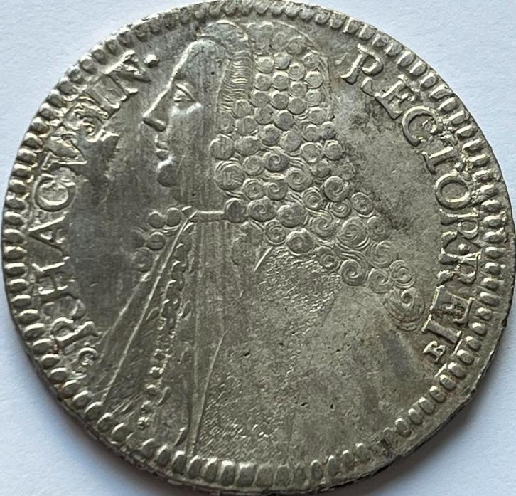 Ragusa zeldzame en mooie thaler 1766 GB-DM, Postzegels en Munten, Munten | Europa | Niet-Euromunten, Losse munt, Overige landen