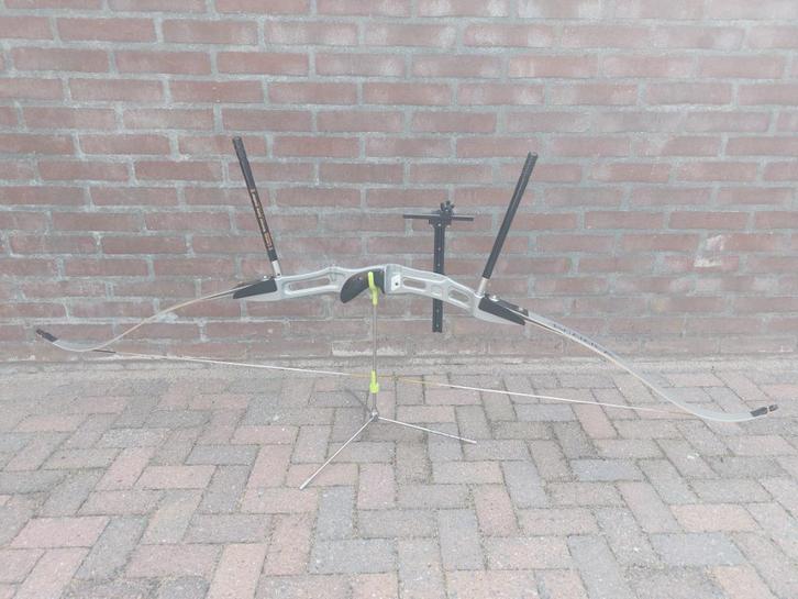 boogschieten winner handboog met CArtel stabilisator 160 cm, Sport en Fitness, Handboogschieten, Ophalen of Verzenden