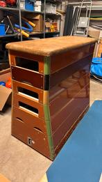 Vintage Turnkast, Sport en Fitness, Turnen, Ophalen, Gebruikt, Bruin, Overige typen
