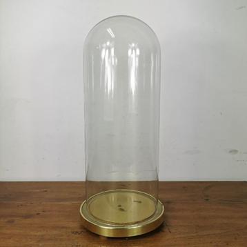 Grote Antieke glazen ronde hoge stolp 51.5cm. 24041912 beschikbaar voor biedingen