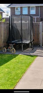 Salta Rechthoekige trampoline met veiligheidsnet 214 x 135, Ophalen, Zo goed als nieuw