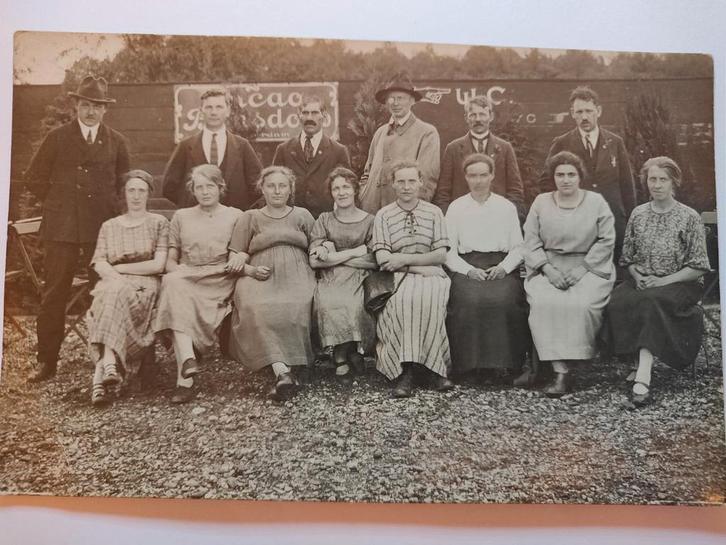 Q264 Fotokaart Bensdorp Cacao WC, Verzamelen, Ansichtkaarten | Nederland, Noord-Holland, 1920 tot 1940, Ophalen of Verzenden