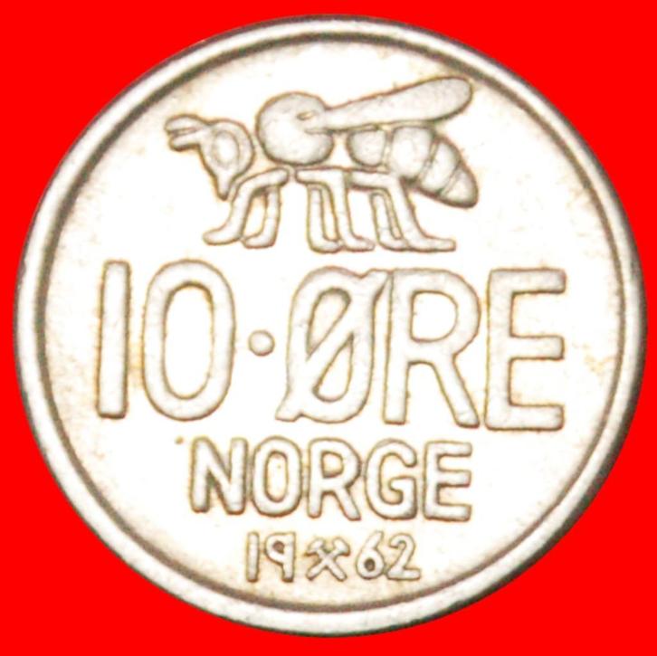 Ⰶ BEE 1958-1973: NORWAY 10 ORE 1962 DIE I~OLAV V (1957-1991), Postzegels en Munten, Munten | Europa | Niet-Euromunten, Losse munt
