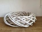 witte krans , doorsnede 35 cm., Ophalen of Verzenden, Zo goed als nieuw
