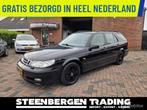 Saab 9-5 Estate 2.0t NETTE AUTO/LEER/APK 3-2026, Auto's, Saab, 4 cilinders, 150 pk, Zwart, Handgeschakeld
