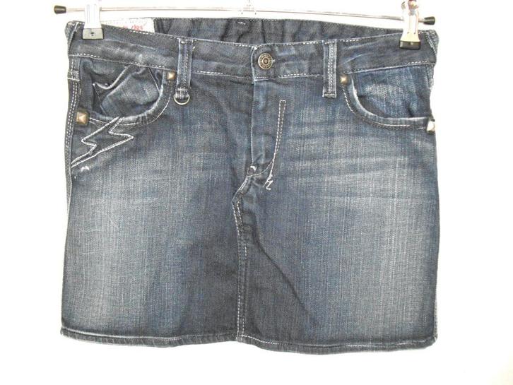 ZGAN Temps des Cerises STRETCH Blauw Jeans Rokje Kort 26 XS, Kleding | Dames, Rokken, Nieuw, Maat 34 (XS) of kleiner, Blauw, Boven de knie