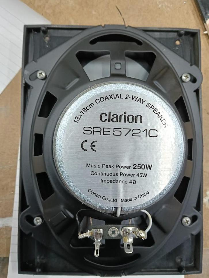 Clarion luidsprekers SRE 5721C, Auto diversen, Autospeakers, Zo goed als nieuw, Ophalen of Verzenden