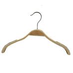 50x houten KLEDINGHANGERS met slipnots 33 cm. zgan hangers, Ophalen of Verzenden, Zo goed als nieuw, X, X