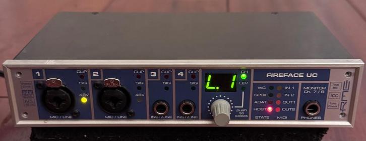RME Fireface UC audio interface, Audio, Tv en Foto, Professionele Audio-, Tv- en Video-apparatuur, Zo goed als nieuw, Audio, Ophalen of Verzenden