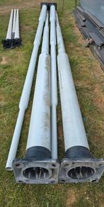 Aluminium lantaarnpaal 8meter, Tuin en Terras, Ophalen, Zo goed als nieuw, Aluminium, Staande lamp