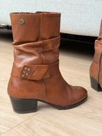 Comfortabele “No Stress”  leren Enkellaarsjes Dames Mt 39, Bruin, Lage of Enkellaarzen, Ophalen of Verzenden, Zo goed als nieuw
