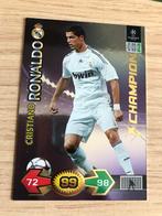 Panini CL 2009-2010 Cristiano Ronaldo CHAMPION, Ophalen of Verzenden, Zo goed als nieuw, Buitenlandse clubs, Poster, Plaatje of Sticker