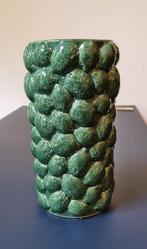 Keramiek citroen vaas groen, Ophalen, Aardewerk of Porselein, Zo goed als nieuw, Minder dan 50 cm