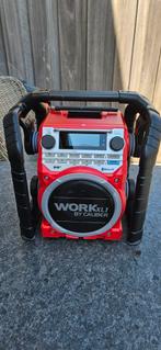 Bouwradio dab+ fm, Audio, Tv en Foto, Radio's, Ophalen, Zo goed als nieuw, Bouwradio