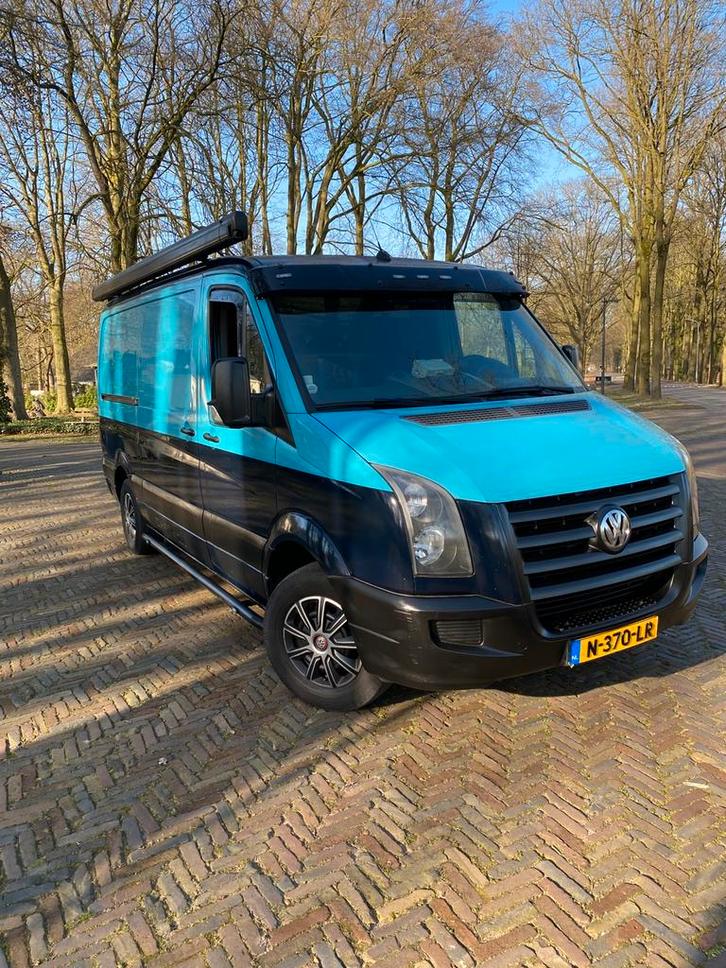 VW Crafter. NL Camper . APK Tot 12-09-2026, Caravans en Kamperen, Campers, Particulier, tot en met 4, Buscamper of Camperbus, Volkswagen