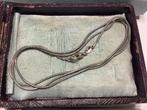 LANGE 925 ZILVER SLANG KETTING, Sieraden, Tassen en Uiterlijk, Antieke sieraden, Verzenden, Zilver, Ketting