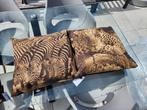 Mondiart luxe kussen set van 2 safari panter zebra, Ophalen of Verzenden, Nieuw, Bruin, Vierkant