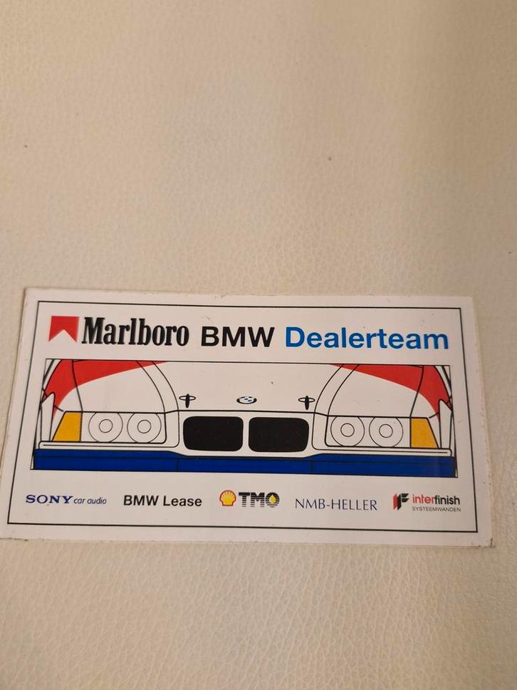 1806 Marlboro BMW Dealerteam Sticker - Zeldzaam!, Auto diversen, Autostickers, Ophalen of Verzenden