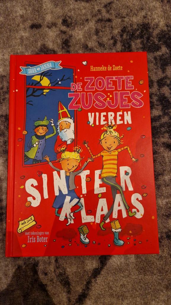 De Zoete Zusjes Vieren Sinterklaas, Boeken, Kinderboeken | Baby's en Peuters, Zo goed als nieuw, 2 tot 3 jaar, Uitklap-, Voel- of Ontdekboek