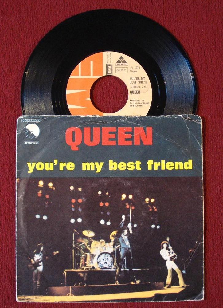 Queen 7" Vinyl Single: ‘You’re My Best Friend /’39’ (Italië), Cd's en Dvd's, Vinyl Singles, Zo goed als nieuw, Single, Pop, 7 inch