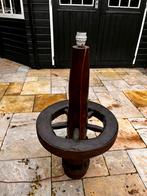 Houten Wiel Lamp - Authentiek & Uniek!- ophalen in Stolwijk, Ophalen