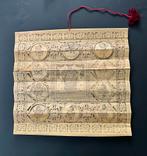 Erotiek India Art Palm blad painting, Ophalen of Verzenden