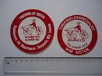 sticker oud Maarheeze Wim Noten fiets leende brommer motor, Verzenden, Zo goed als nieuw, Bedrijf of Vereniging