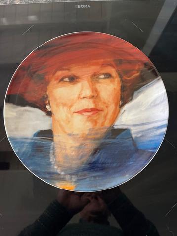 Beatrix Staatsieportret Bord - Taste of Art beschikbaar voor biedingen