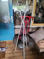 Witte Staande Kapstok, Gebruikt, Ophalen of Verzenden, Metaal, Staande kapstok