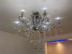 Twee Kroonluchters - 12 & 8 Armen, Huis en Inrichting, Lampen | Kroonluchters, Ophalen of Verzenden, Gebruikt, Metaal