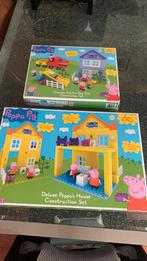 2 sets Peppa Pig construction set /duplo, Overige merken, Gebruikt, Ophalen of Verzenden