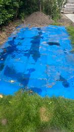 Zwembad tegels 45 stuks 30x30, Ophalen, Gebruikt, Grondzeil