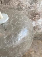 Doria Leuchten hanglamp glazen bol , jaren 70, Huis en Inrichting, Lampen | Hanglampen, Gebruikt, Ophalen of Verzenden, Glas, Minder dan 50 cm