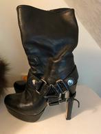 Miu Miu laarzen maat 38, Hoge laarzen, Miu Miu, Zwart, Ophalen of Verzenden